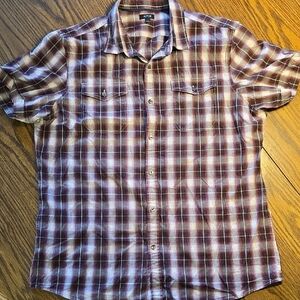 Apt. 9 Large Mens Casual Plaid Shirt
